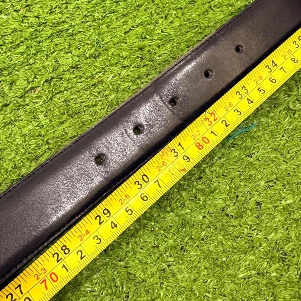 Vintage Brighton Leather Black Belt Size LG 30